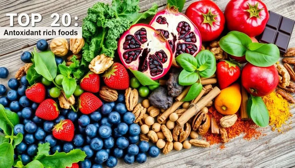 20 foods high in anti-oxidants